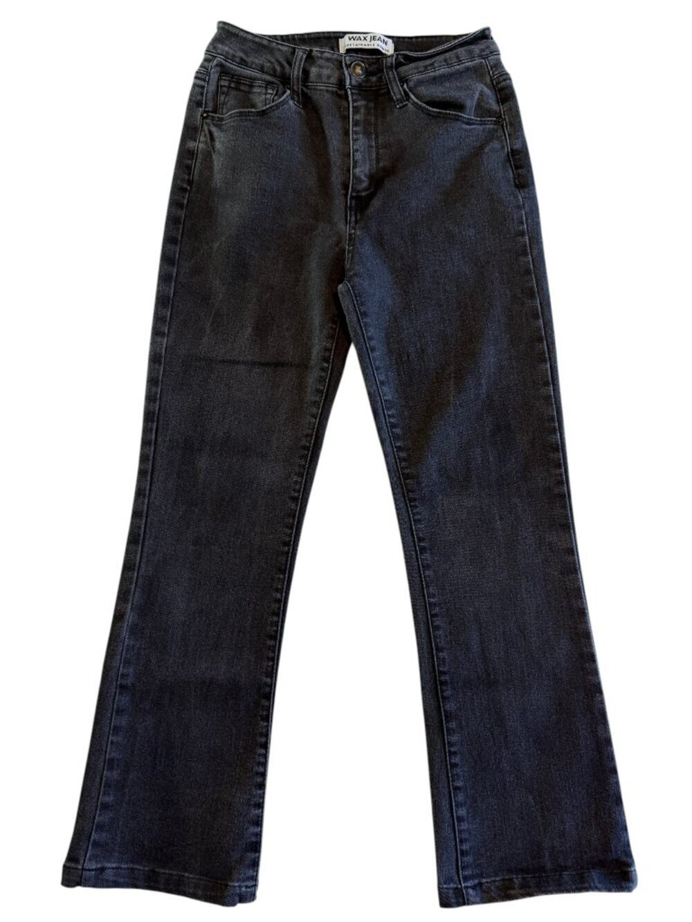WAX JEAN Bootcut Stretch Denim Black Jeans 3/26